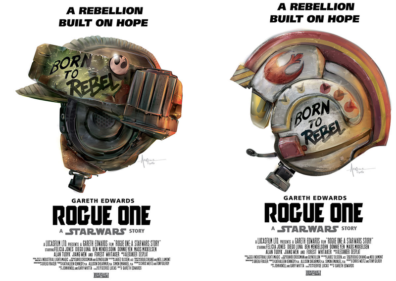 Illustration for article titled If Stanley Kubrick Directed Rogue One, the Posters Might Look Like This